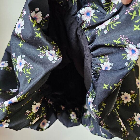 NWT FREE PEOPLE FLORAL IN A BUBBLE MINI DRESS OB1725278 SIZE L / 12 - Picture 10 of 16